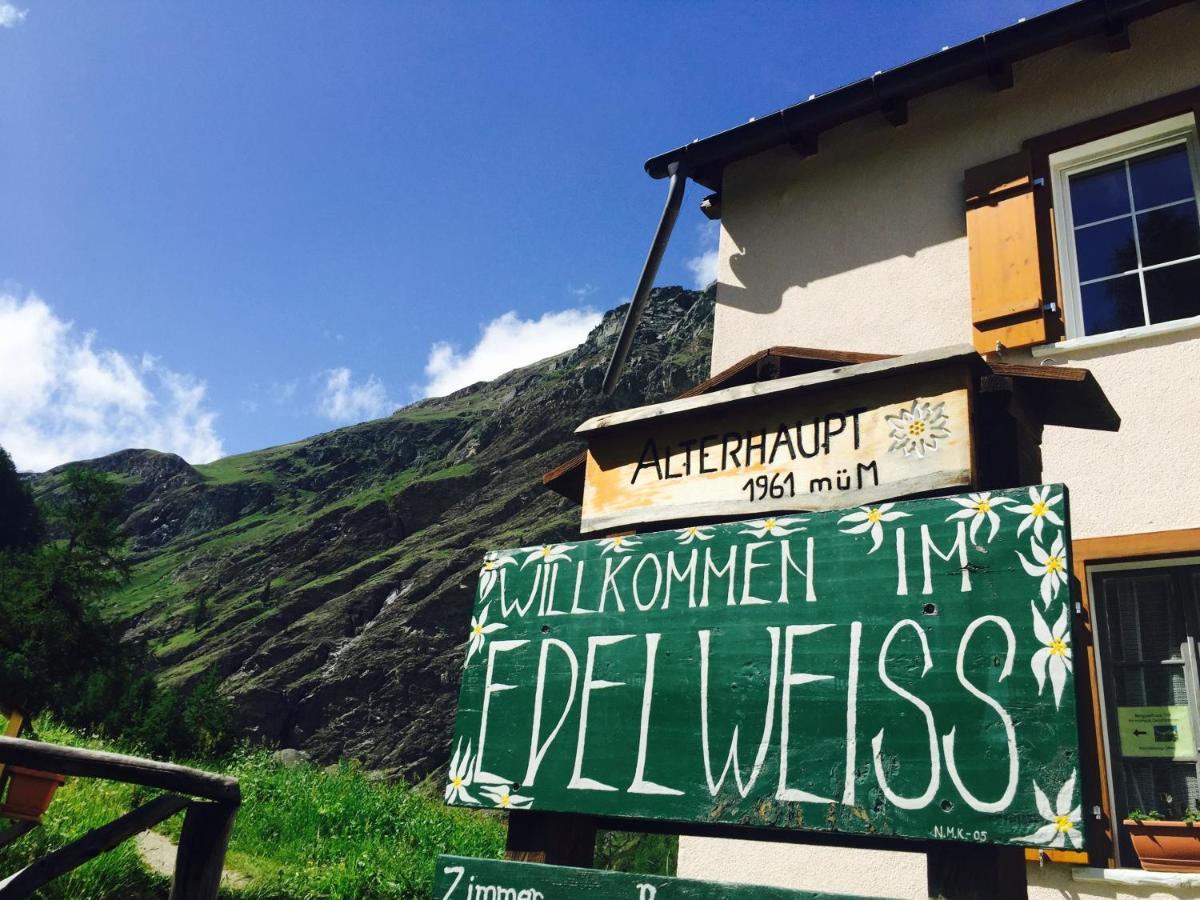 Edelweiss Mountain Guest House - 1 Hour Hike Up From Zermatt Station - On Hiking Trail - No Transport Dış mekan fotoğraf